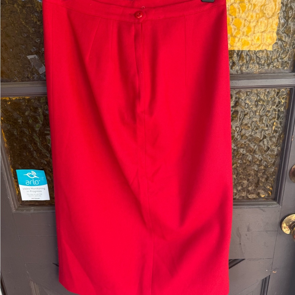 1960s vintage Elegant Red Women's Skirt